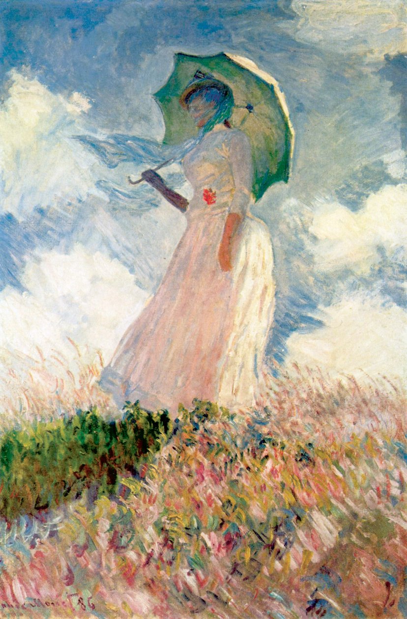  Kobieta z parasolem autorstwa Claude Monet