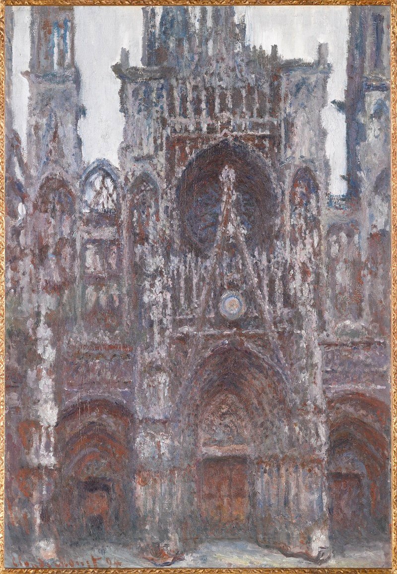 Katedra w Rouen. Portal widziany z przodu, Harmonie brunen autorstwa Claude Monet