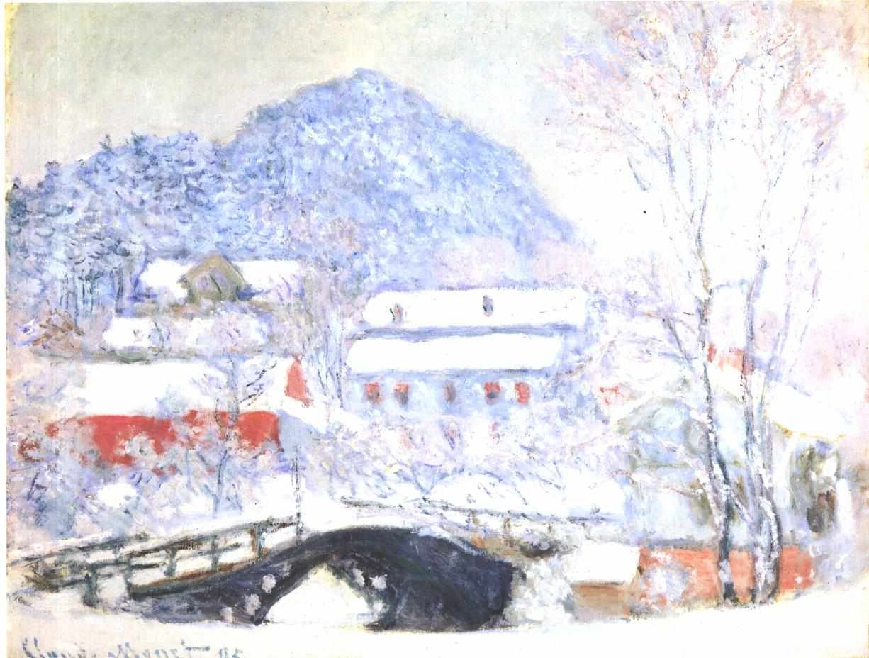 Sandvika, Norwegia autorstwa Claude Monet