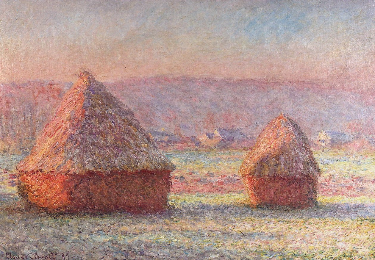 Szron. Wschód słońca autorstwa Claude Monet