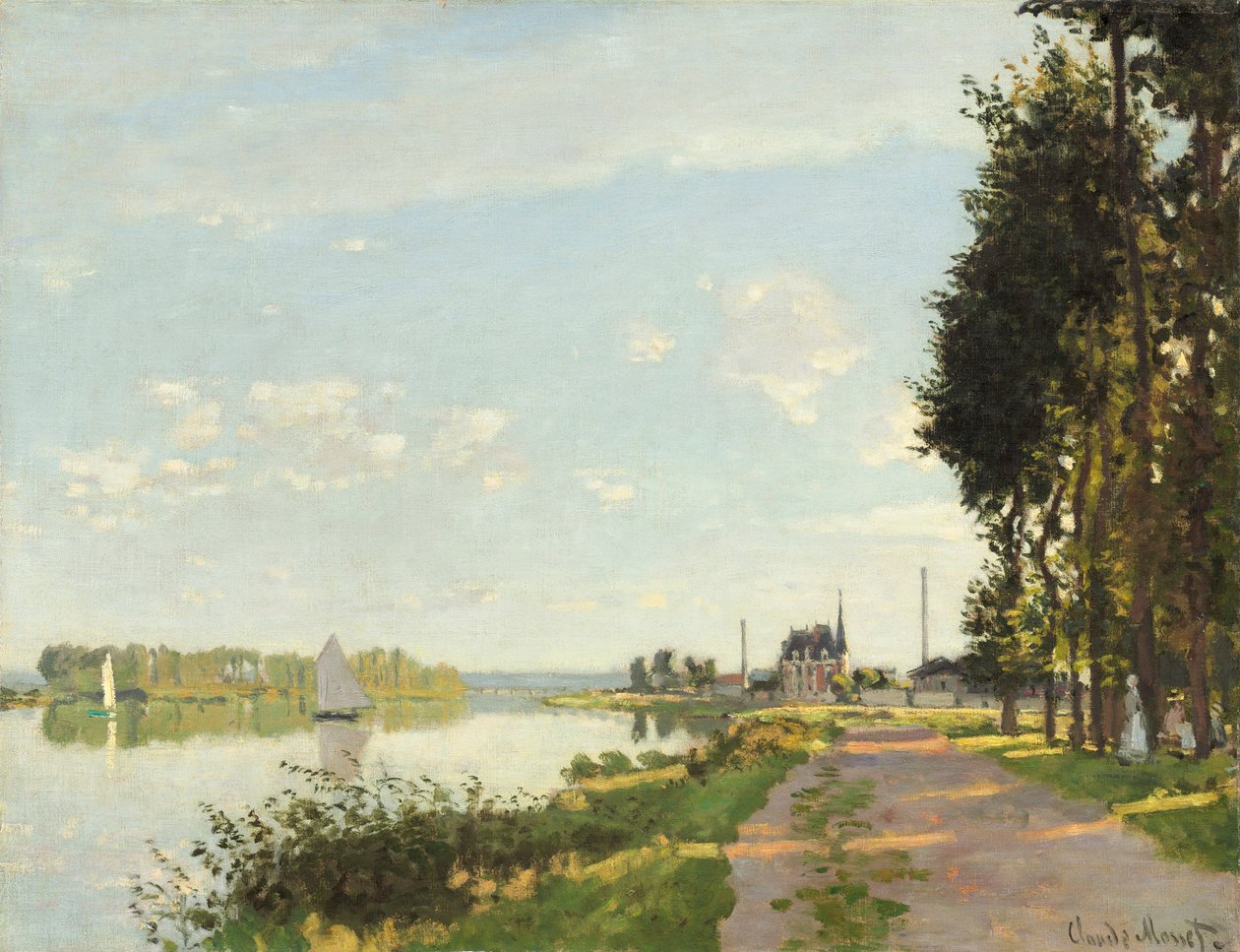 Argenteuil, ok. 1872 autorstwa Claude Monet