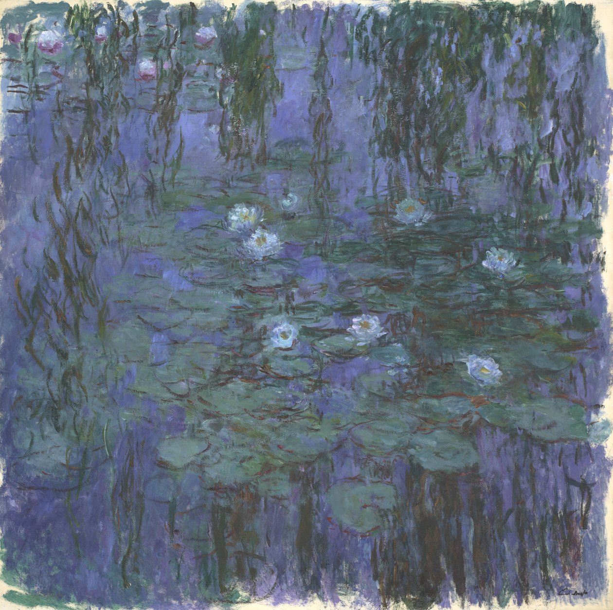 Niebieskie Lilie Wodne autorstwa Claude Monet