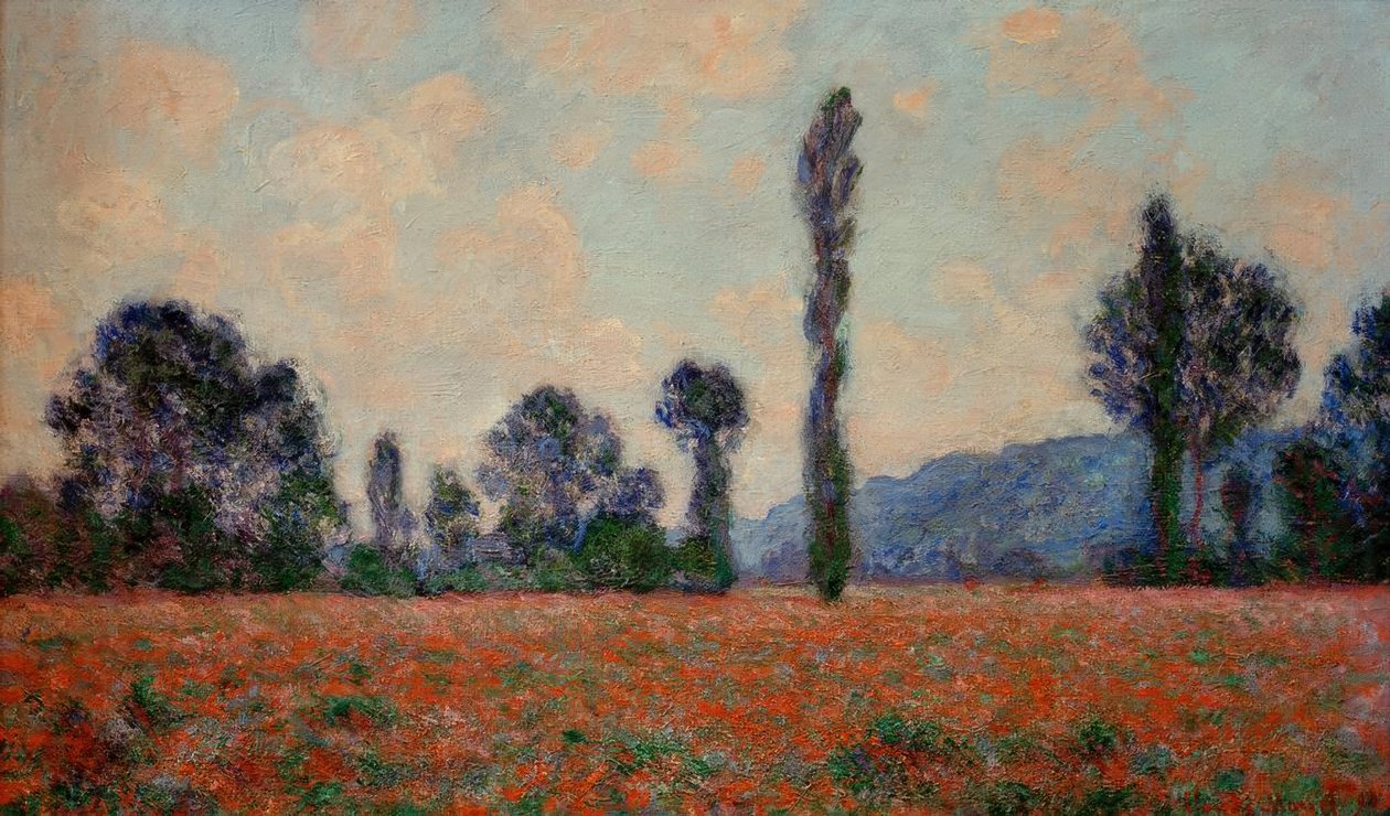 Pole Maków (Mohnfeld) autorstwa Claude Monet
