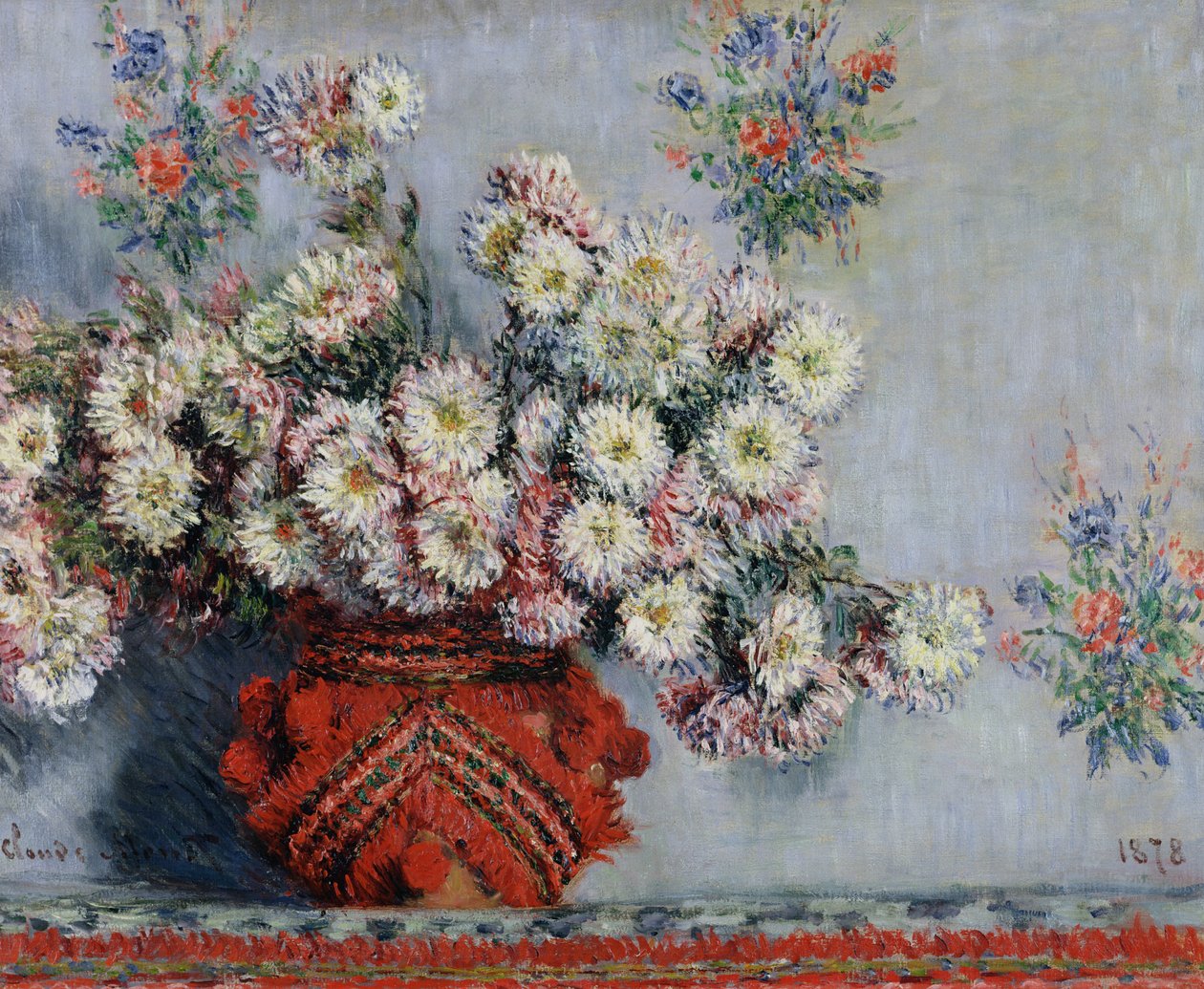 Chryzantemy, 1878 autorstwa Claude Monet