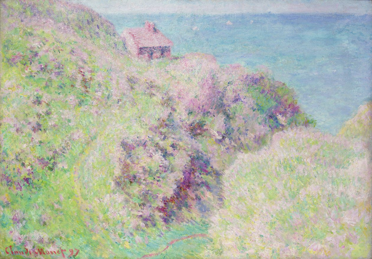 Urząd celny w Varengeville, 1897 autorstwa Claude Monet