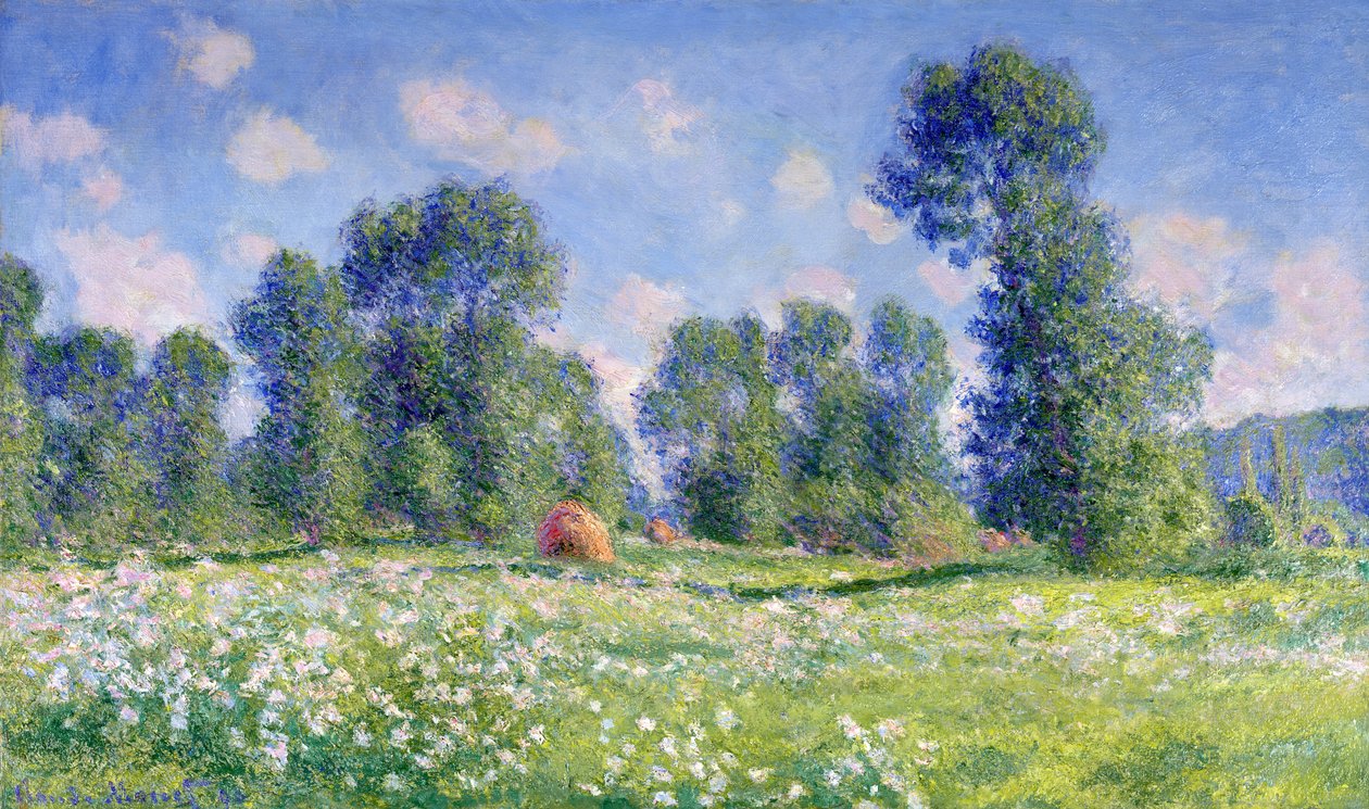 Efekt wiosny, Giverny, 1890 autorstwa Claude Monet