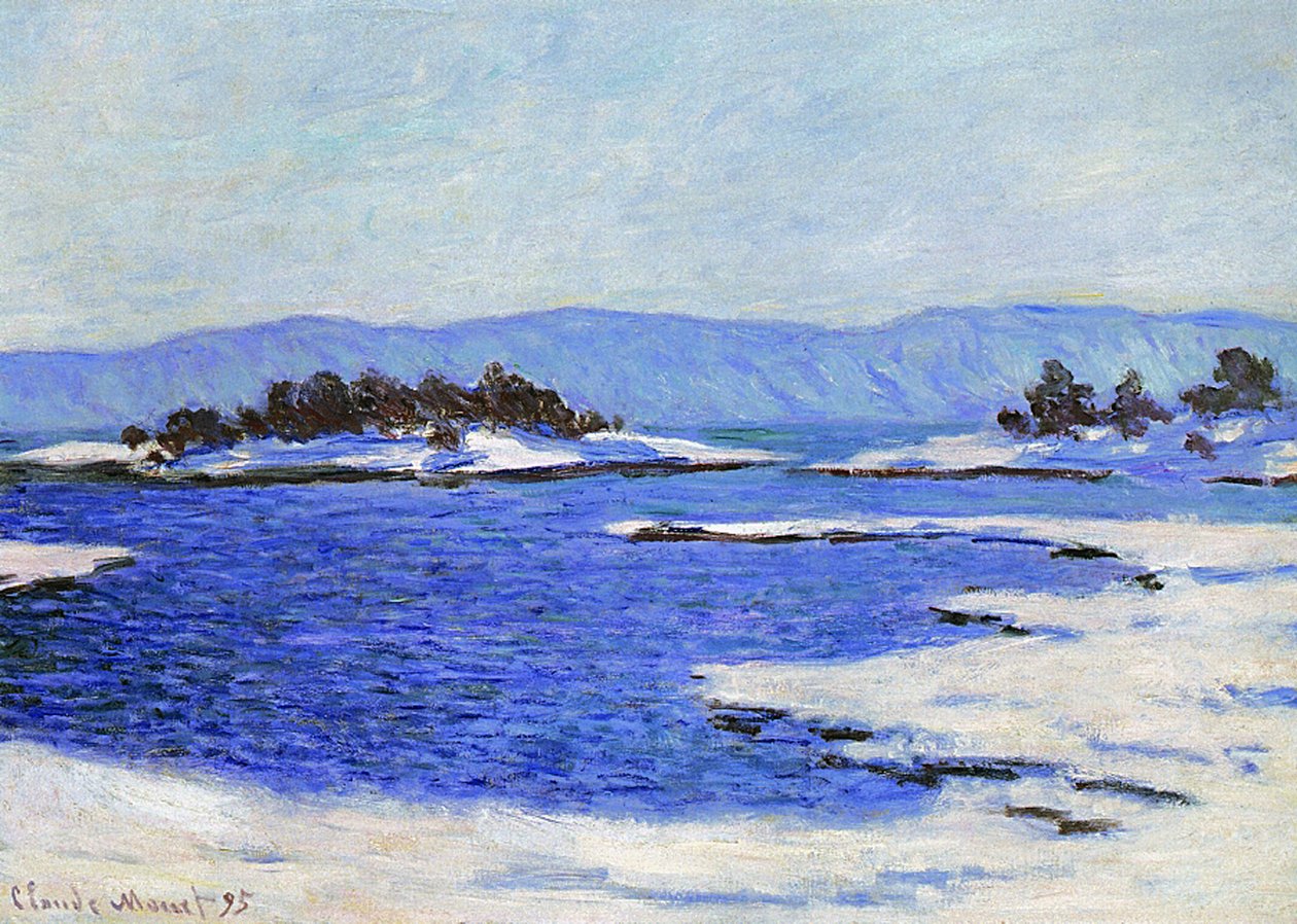 Fiord w Christianii, Norwegia, 1895 autorstwa Claude Monet
