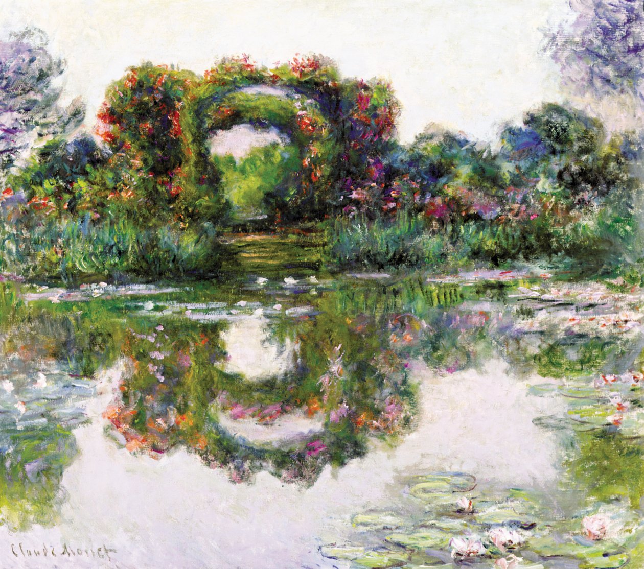 Kwitnące łuki, Giverny.JPG autorstwa Claude Monet
