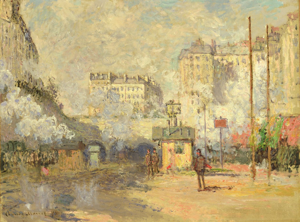 Gare Saint Lazare, 1877 autorstwa Claude Monet