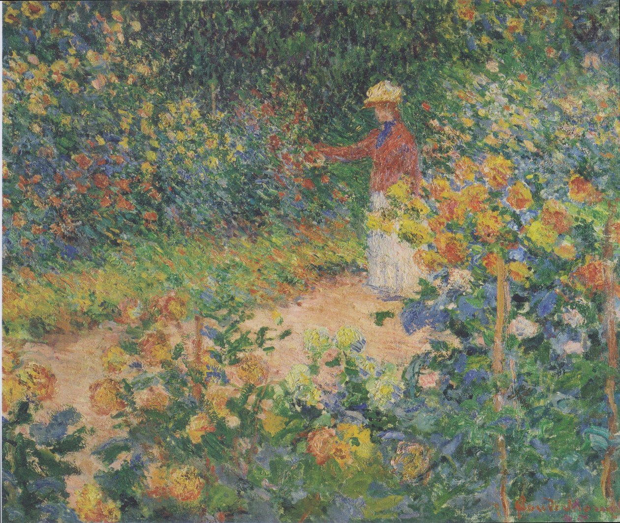 W ogrodzie autorstwa Claude Monet