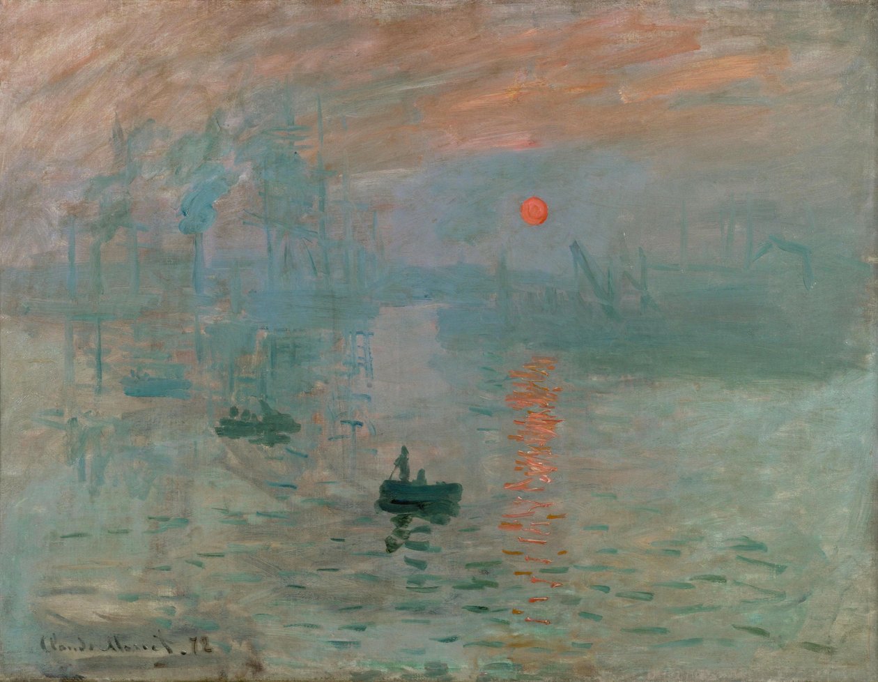 Wrażenie, wschód słońca autorstwa Claude Monet