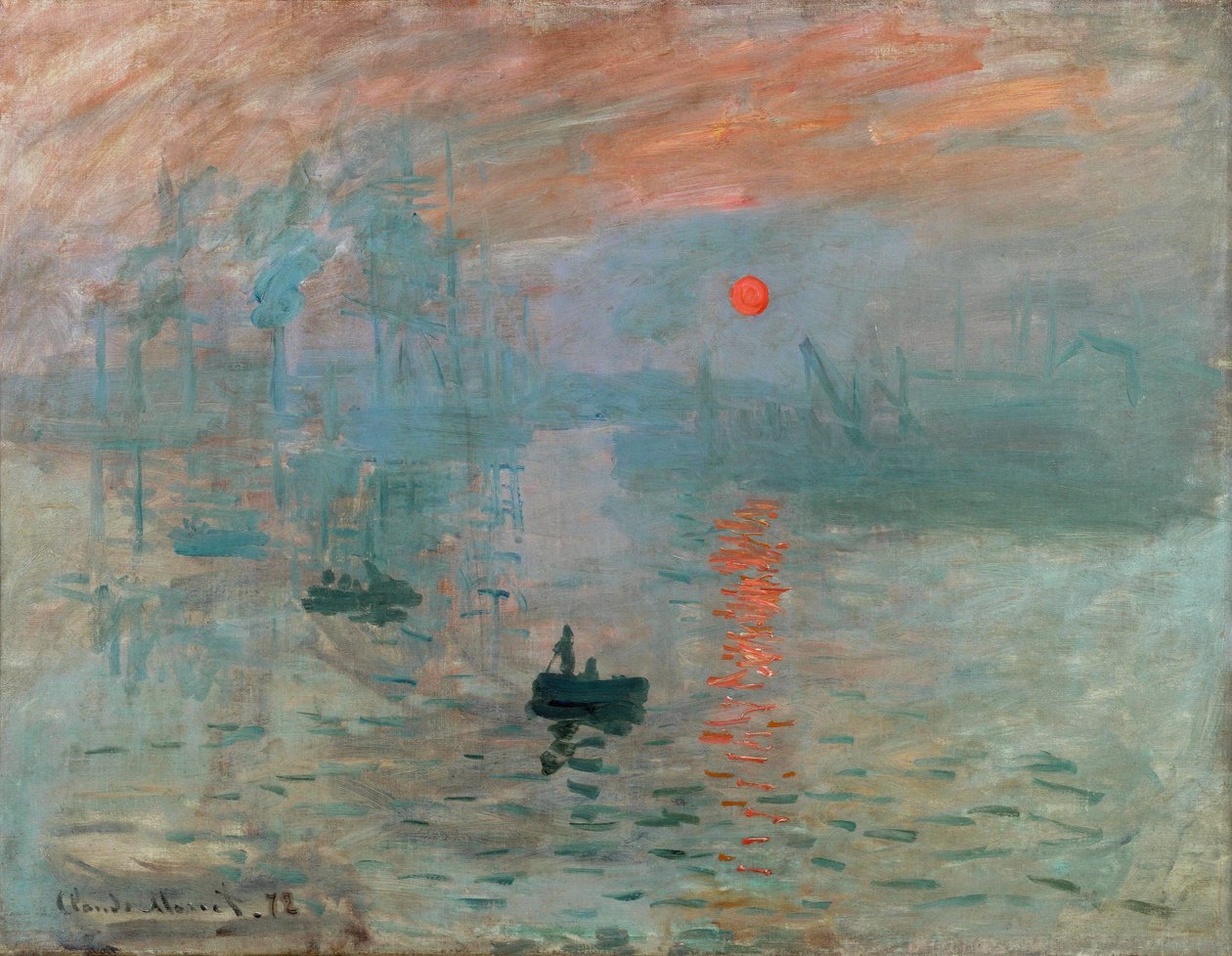 Impresja: Wschód słońca, 1872 autorstwa Claude Monet