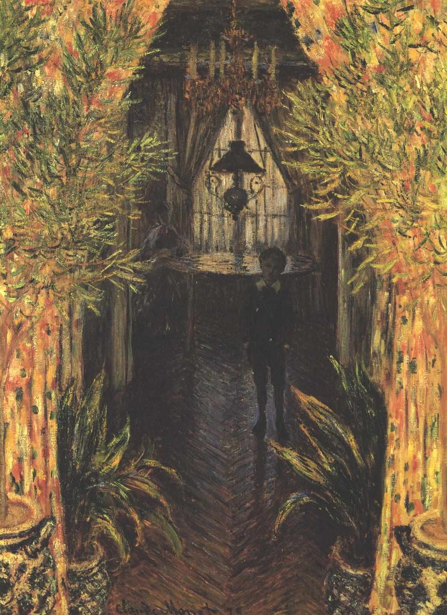 Jean Monet w domu artysty autorstwa Claude Monet