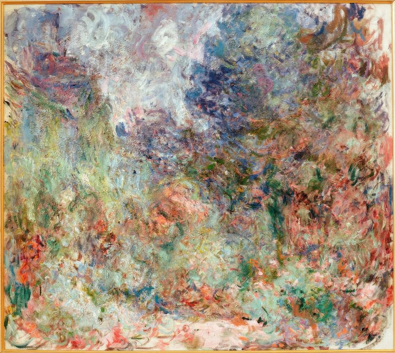 Dom Artysty widziany z Ogrodu Różanego (Das Haus de autorstwa Claude Monet