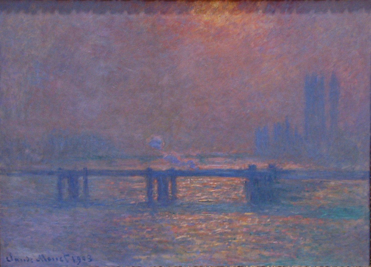 Tamiza w Charing-Cross autorstwa Claude Monet