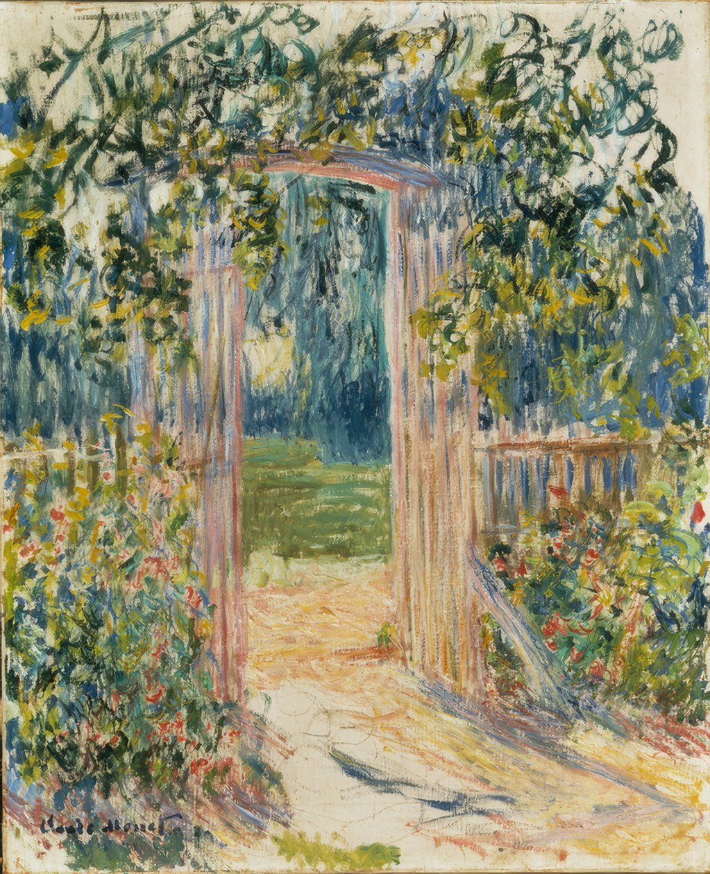 Brama ogrodowa, Vétheuil autorstwa Claude Monet