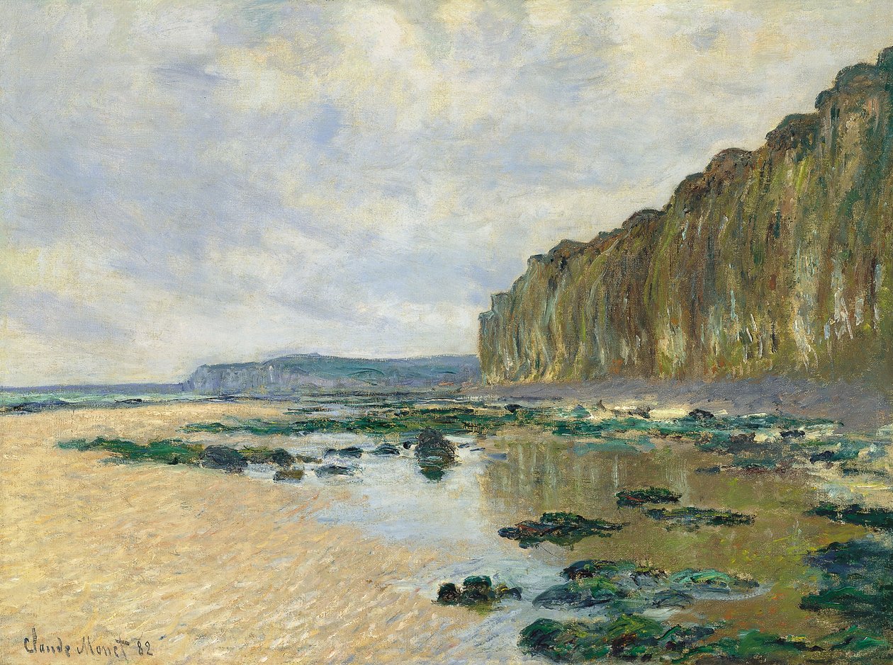 Odpływ w Varengeville autorstwa Claude Monet