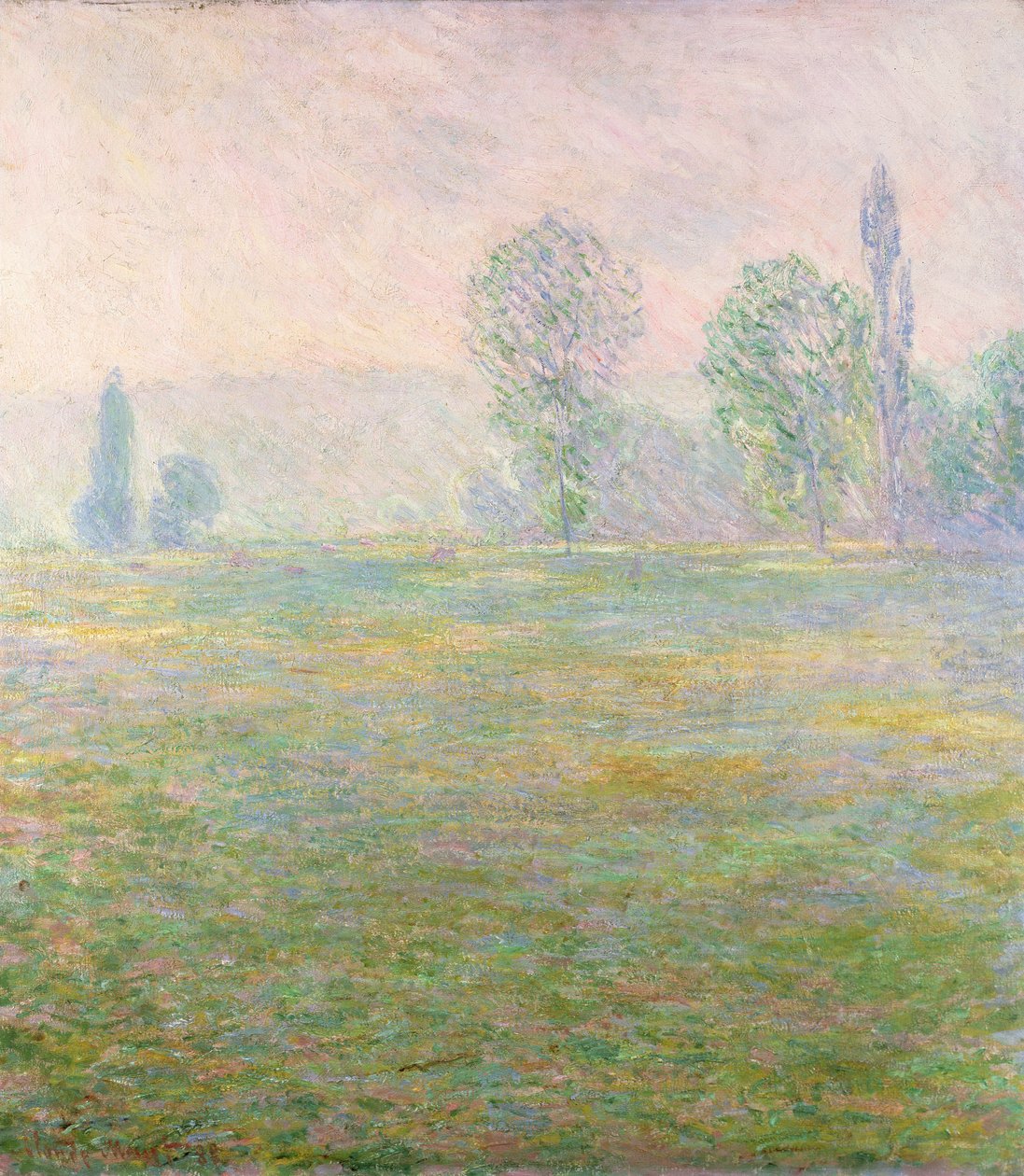 Łąki w Giverny, 1888 autorstwa Claude Monet