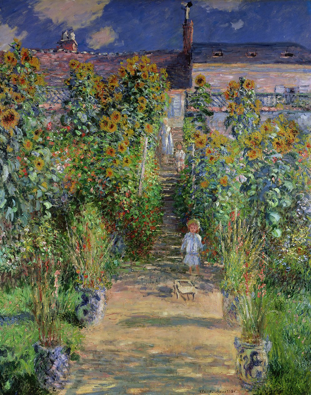 Ogród Moneta w Vétheuil (1880) autorstwa Claude Monet