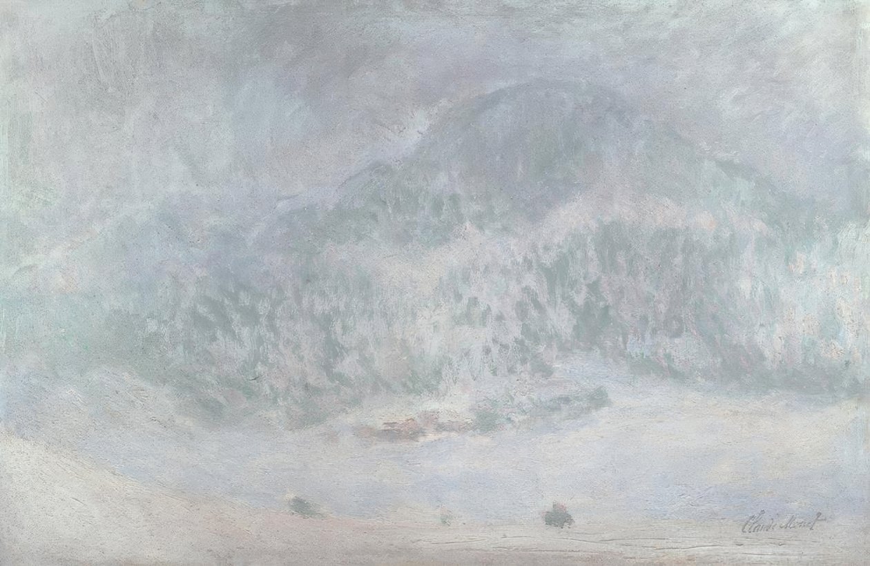 Góra Kolsaas, burza śnieżna autorstwa Claude Monet