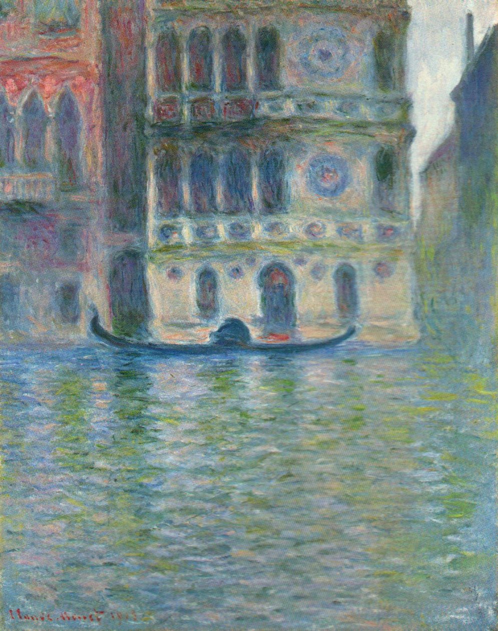 Pałac Dario, Wenecja autorstwa Claude Monet