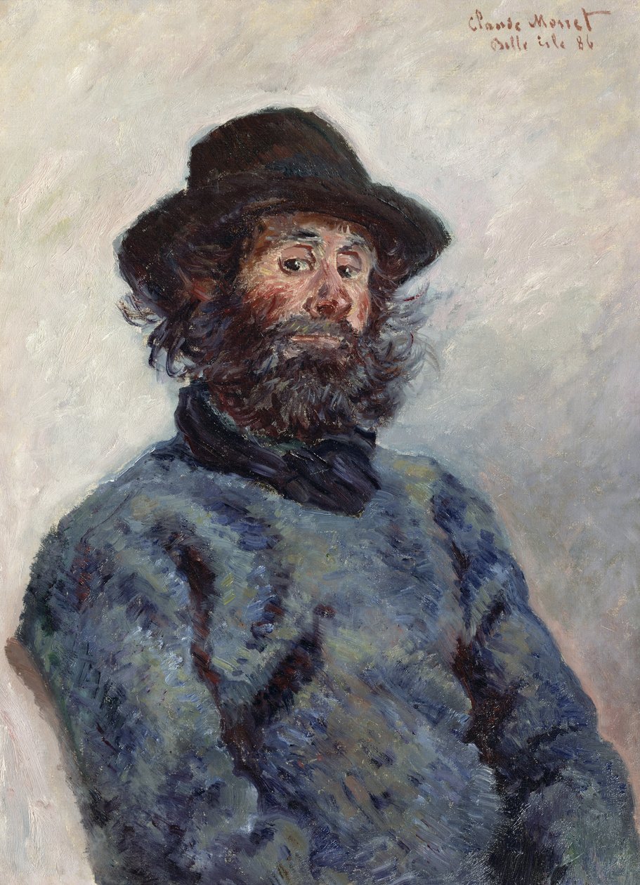 Poly, rybak w Belle-Ile, 1886 r. autorstwa Claude Monet