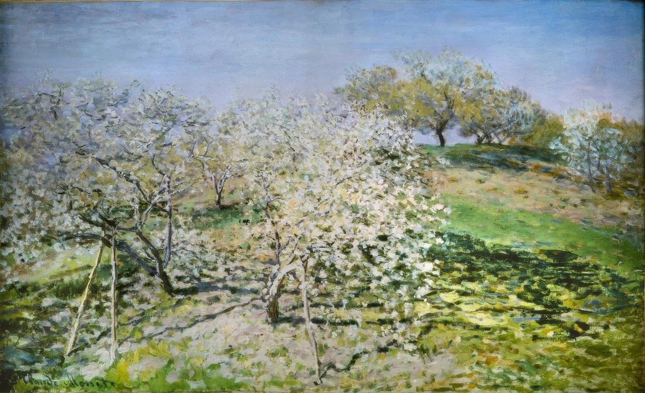 Wiosna. Kwiaty jabłoni autorstwa Claude Monet