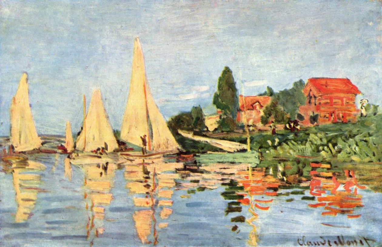Regaty w Argenteuil autorstwa Claude Monet