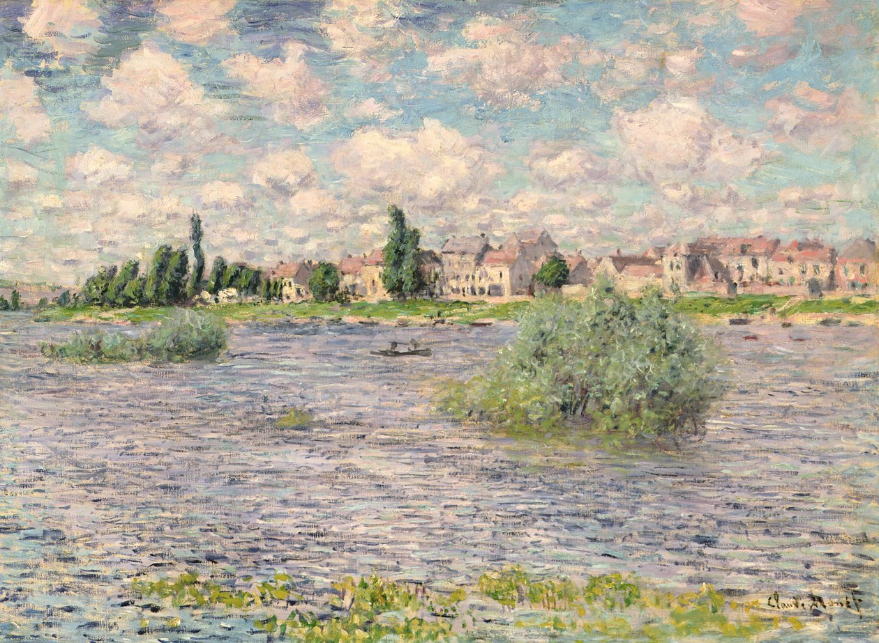 Sekwana w Lavacourt autorstwa Claude Monet