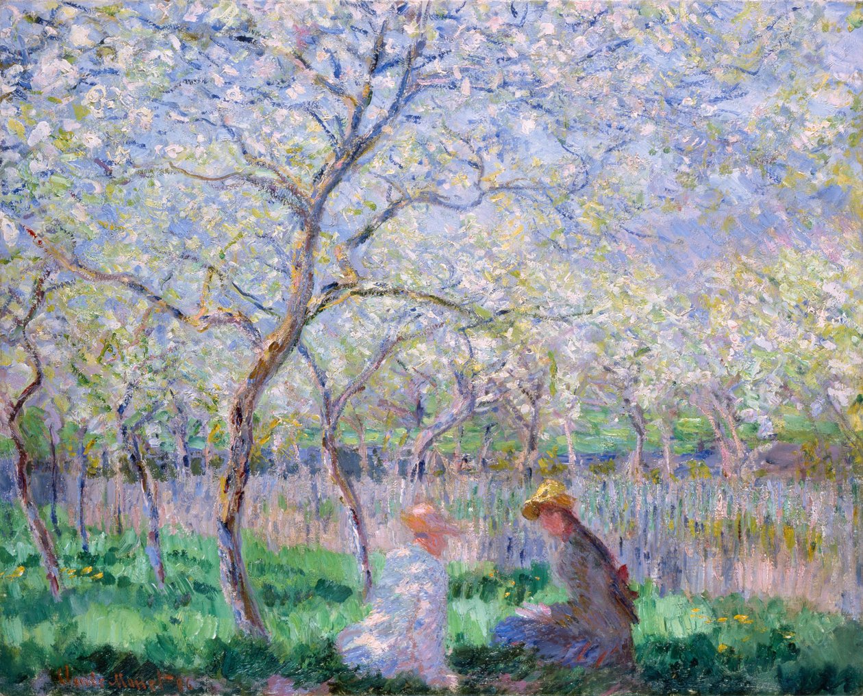 Wiosna, 1886 autorstwa Claude Monet