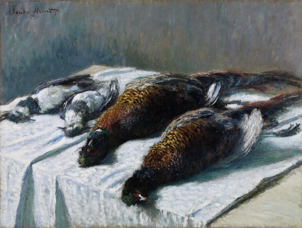 Тогоо, гашуунтай натюрморт, 1879 поли autorstwa Claude Monet