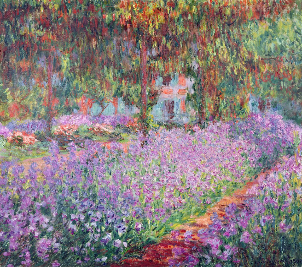 Ogród Artysty w Giverny, 1900 autorstwa Claude Monet