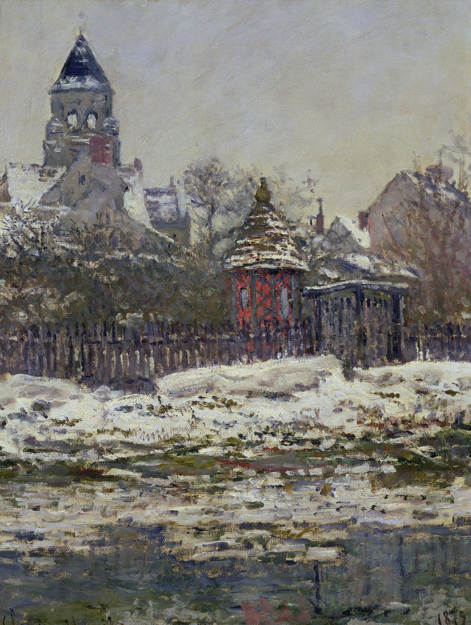 Kościół w Vetheuil, 1879 autorstwa Claude Monet