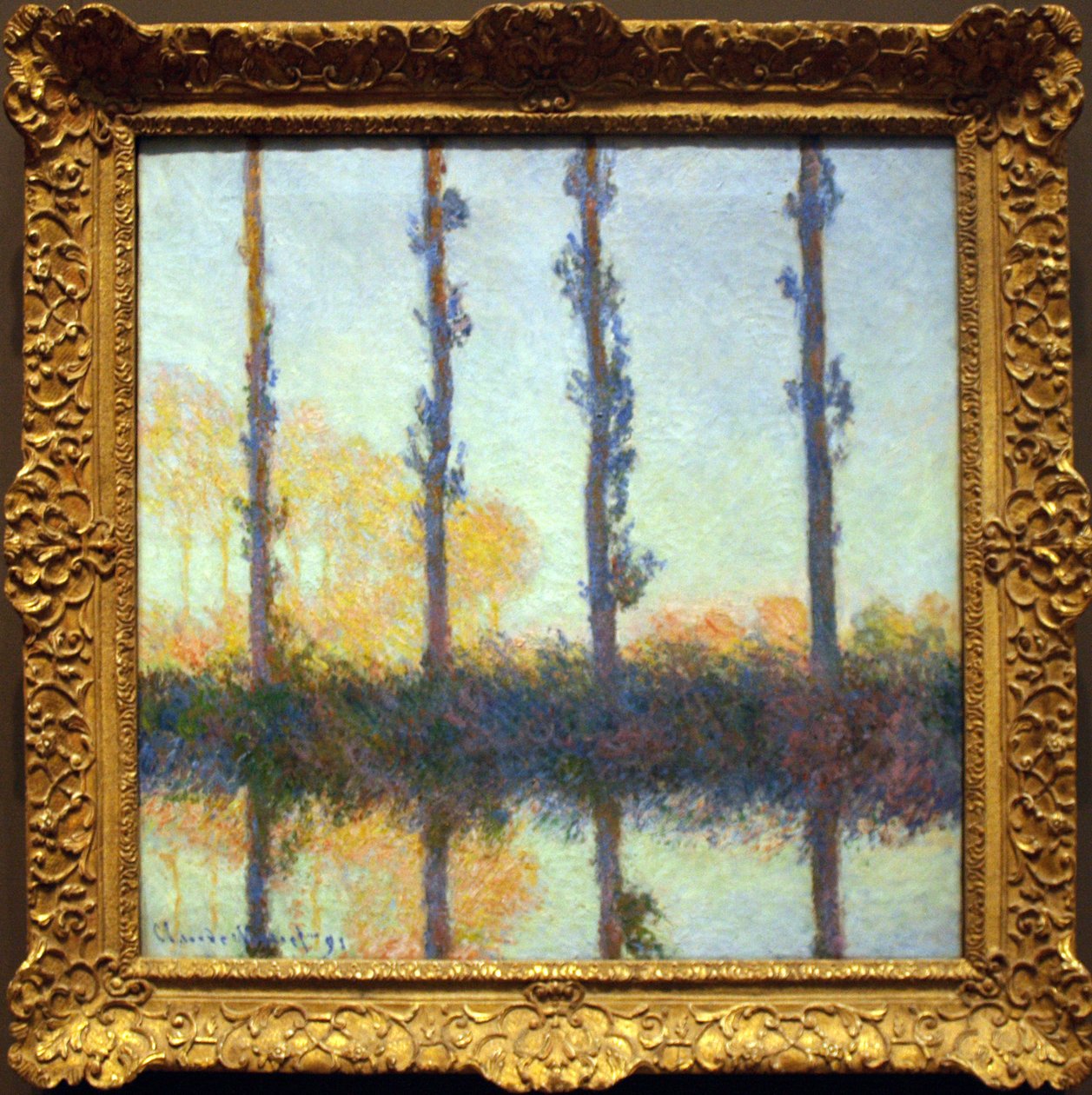 Cztery Drzewa autorstwa Claude Monet