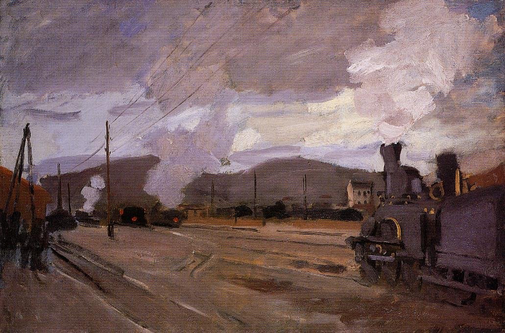 Gare dArgenteuil autorstwa Claude Monet