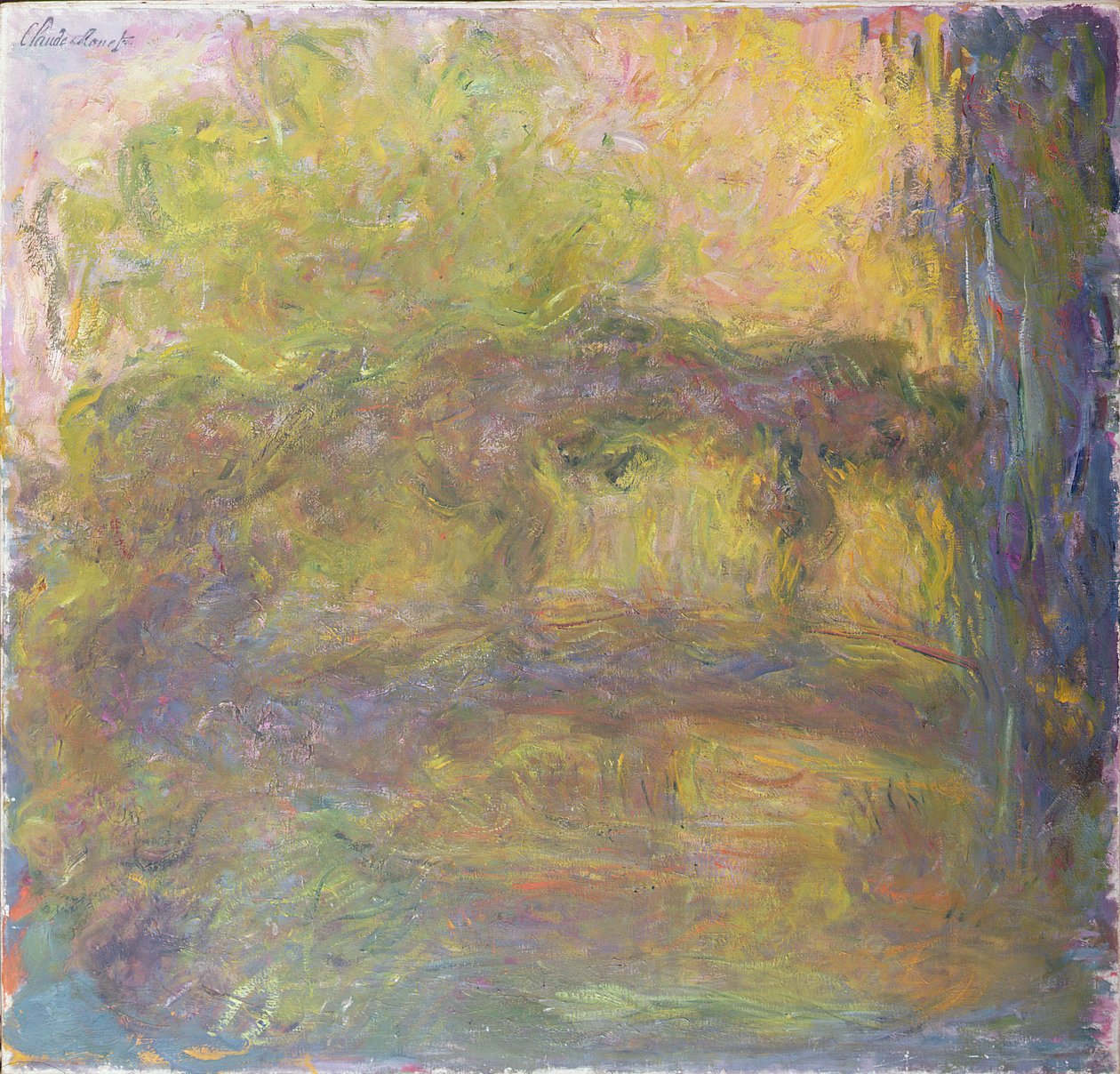 Most Japoński, 1918-24 autorstwa Claude Monet