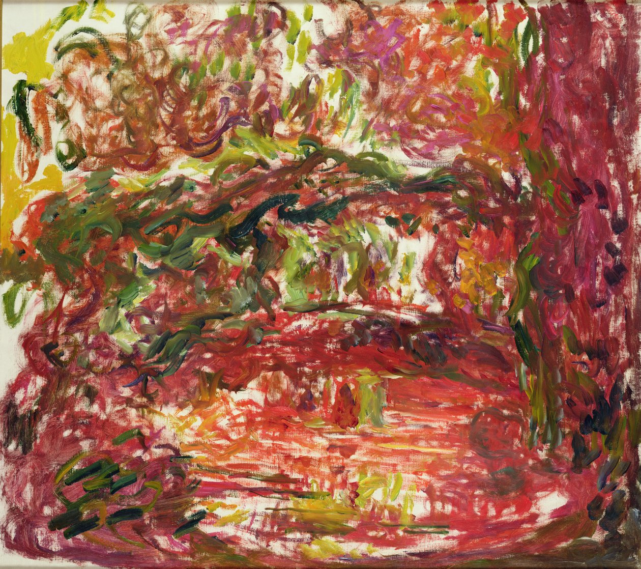 Most japoński w Giverny, 1918-24 (patrz szczegół 382335) autorstwa Claude Monet