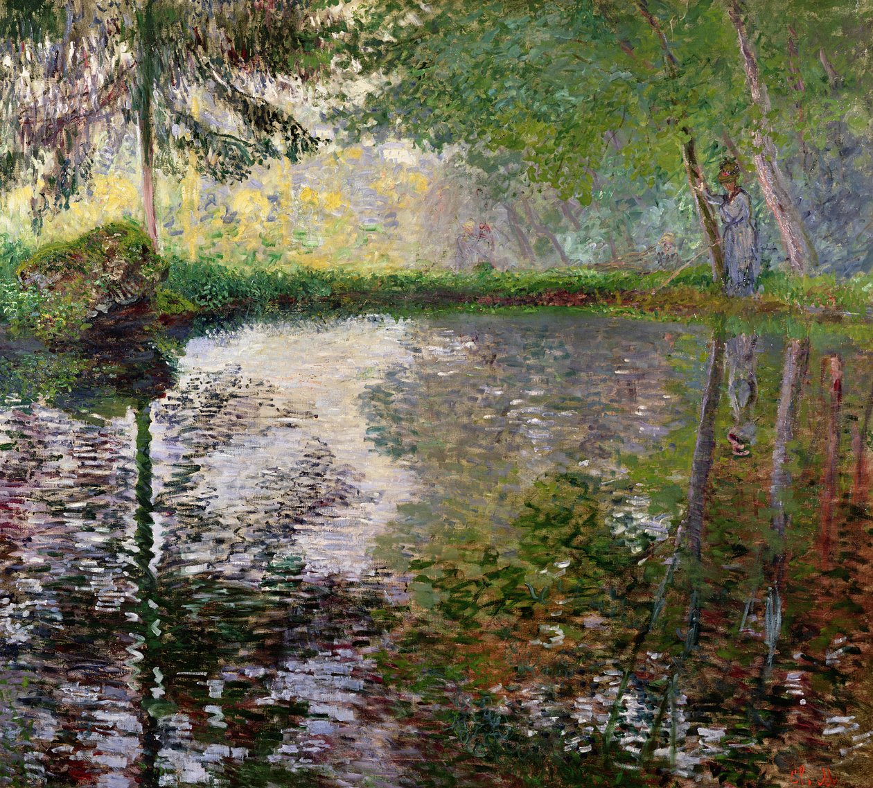 Jezioro w Montgeron autorstwa Claude Monet