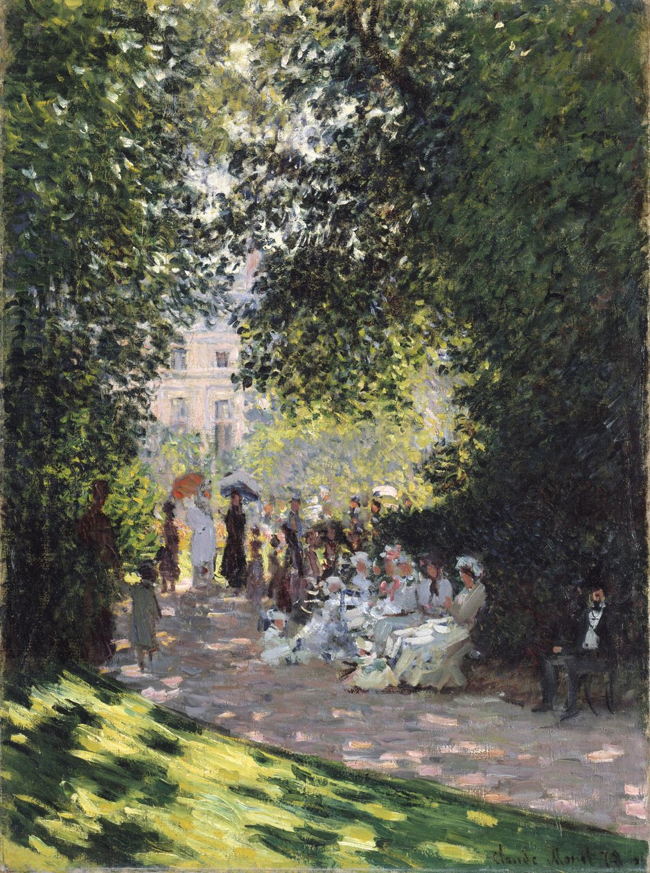 Park Monceau autorstwa Claude Monet