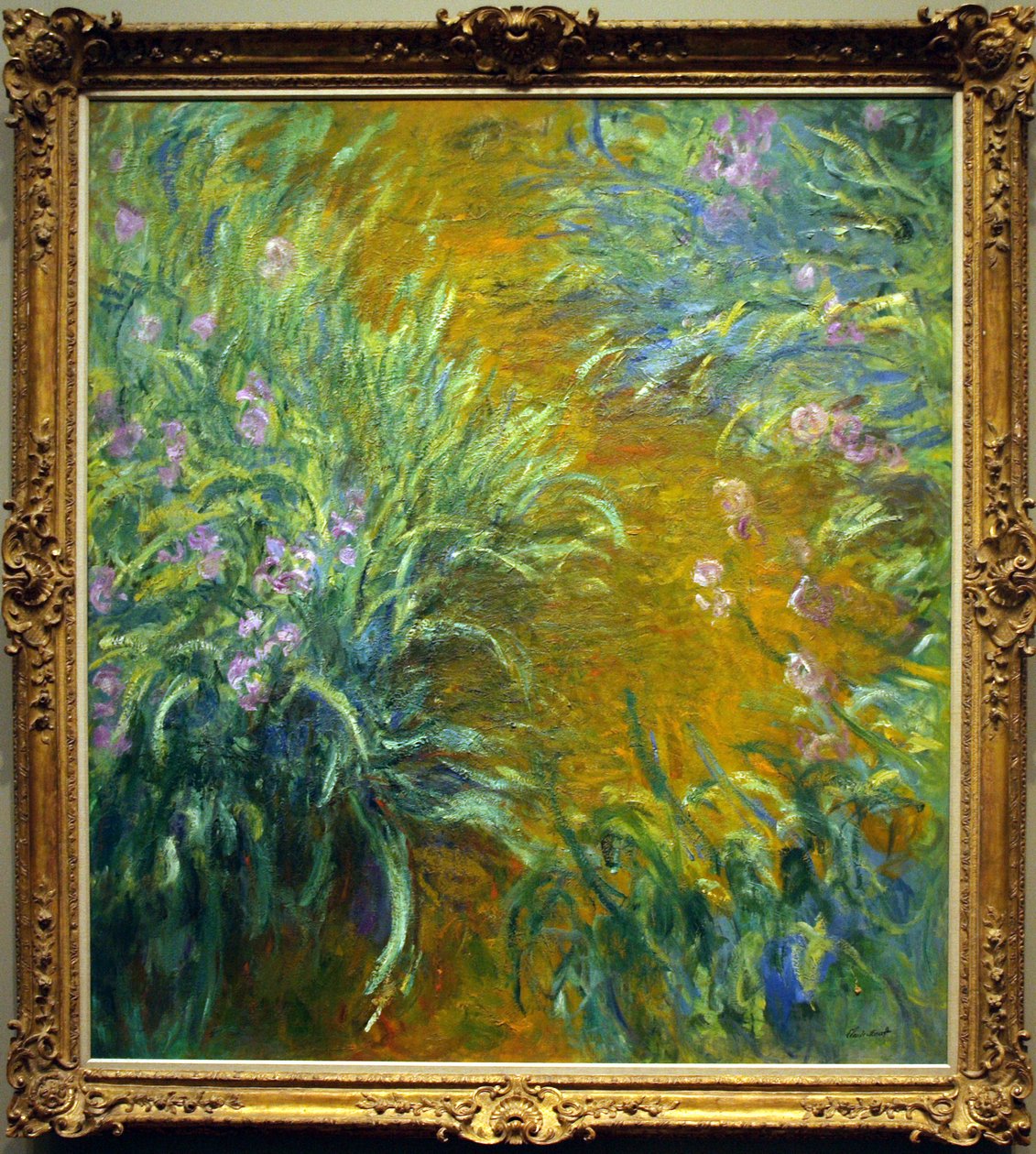 Ścieżka przez Irysy autorstwa Claude Monet