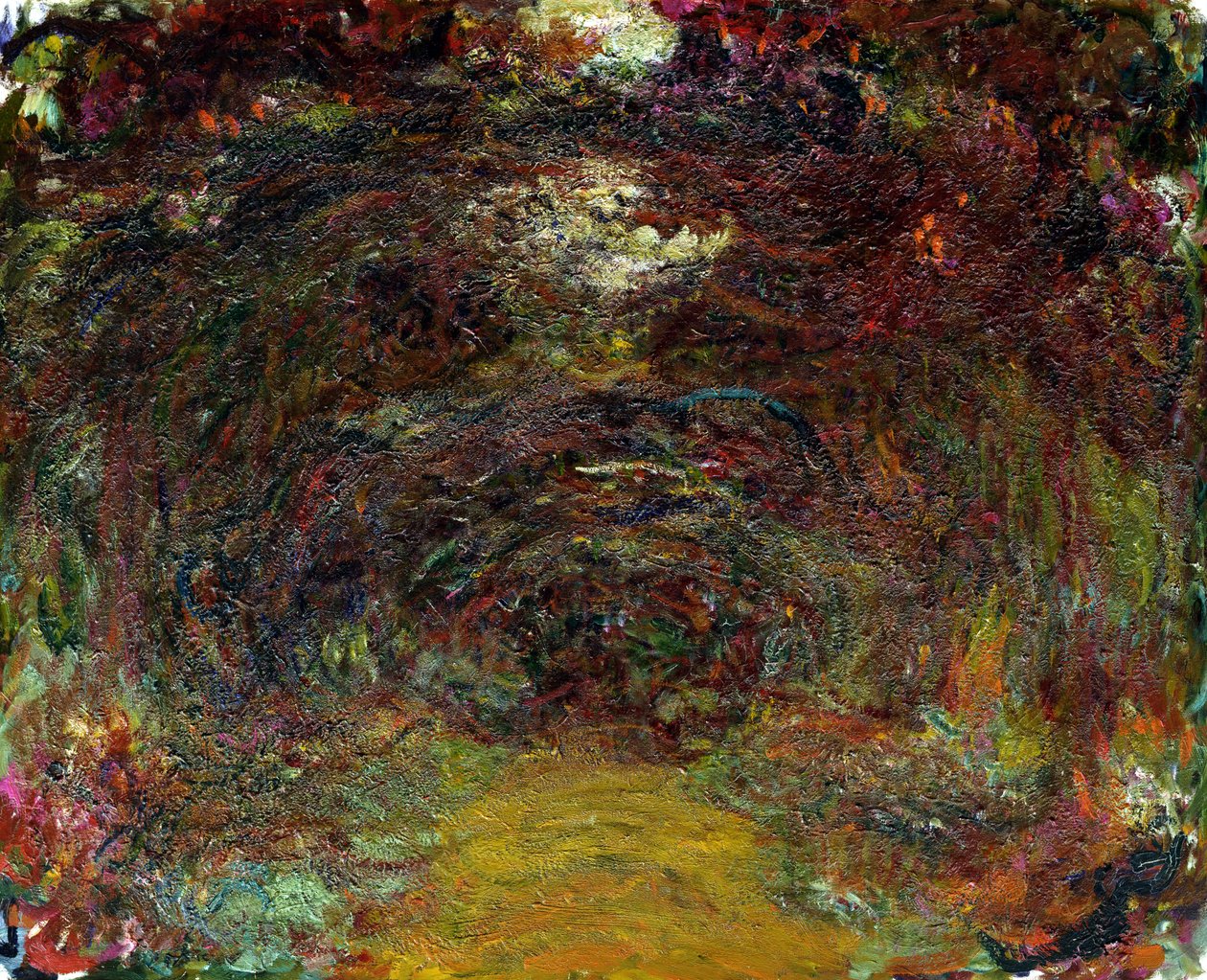 Różana Ścieżka, 1920-22 autorstwa Claude Monet