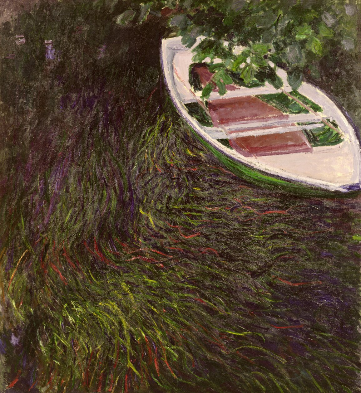 Łódź wiosłowa, ok. 1889-1890 autorstwa Claude Monet