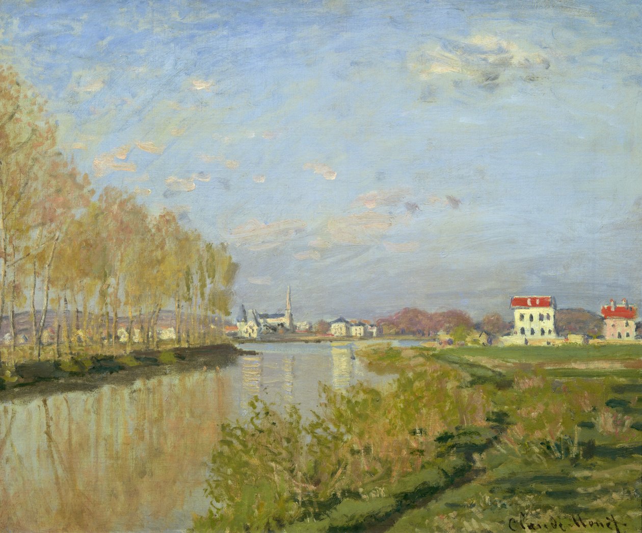 Sekwana w Argenteuil, 1873 r. autorstwa Claude Monet