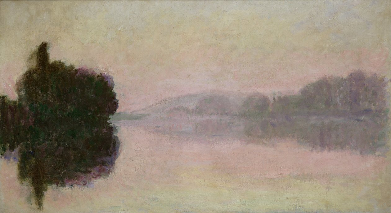 Sekwana w Port-Villez, efekt wieczorny, 1894 autorstwa Claude Monet