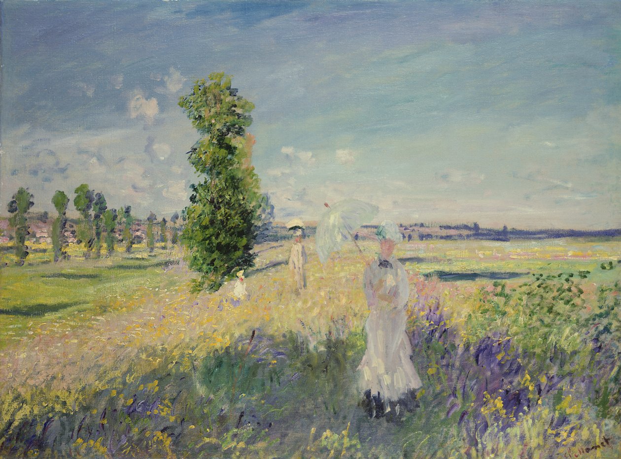 Spacer (Argenteuil), c.1872-75 autorstwa Claude Monet