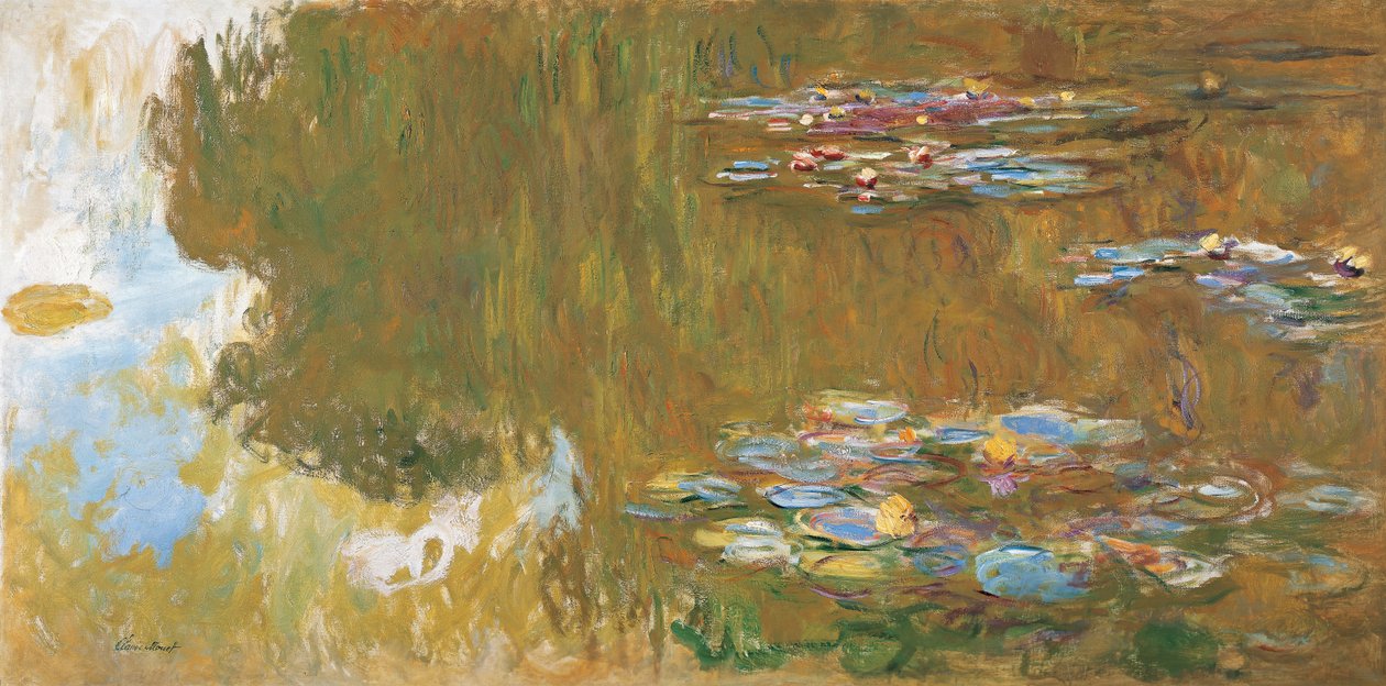 Staw lilii wodnych, ok. 1930 r. 1917-19 autorstwa Claude Monet