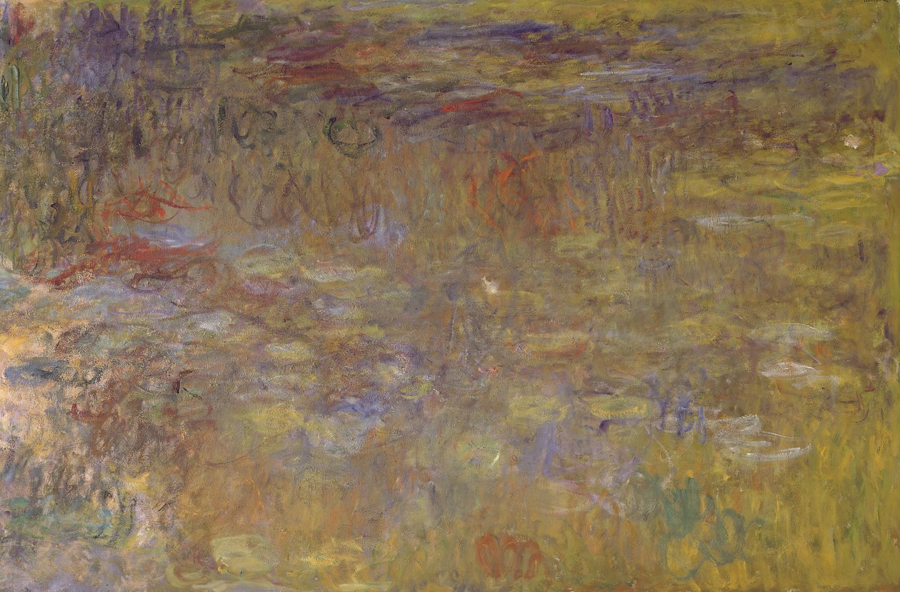 Staw lilii wodnych, ok. 1917-20 autorstwa Claude Monet