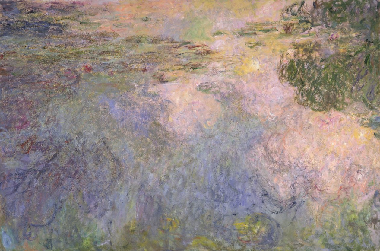 Staw lilii wodnych, ok. 1917-20 autorstwa Claude Monet