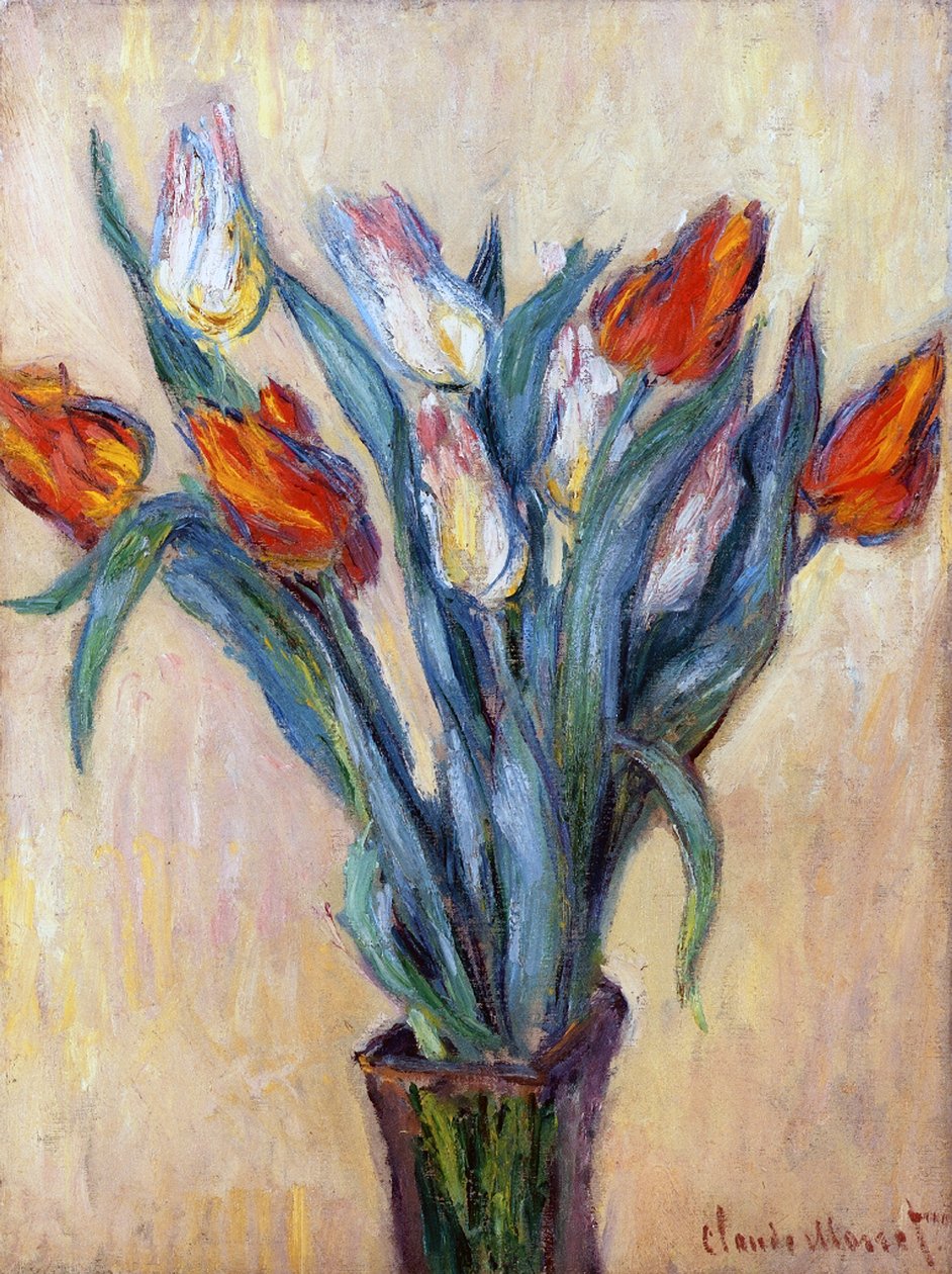 Tulipany, 1885 autorstwa Claude Monet