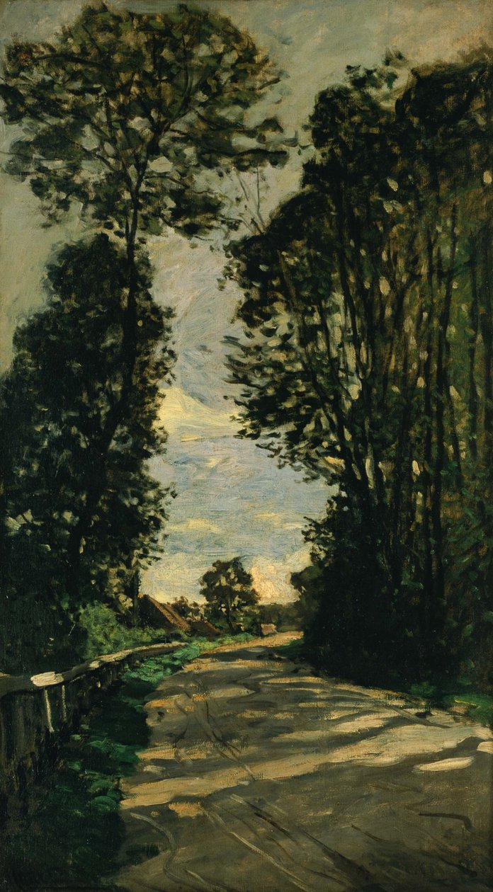 Spacer (droga farmy Saint-Siméon) autorstwa Claude Monet
